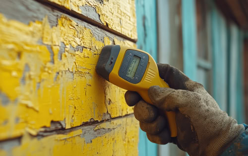 Close Up Image Of Tool Used For Lead Paint Inspection