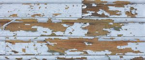 Paint peeling due to lead inside wood, which is an example of M3's testing services.
